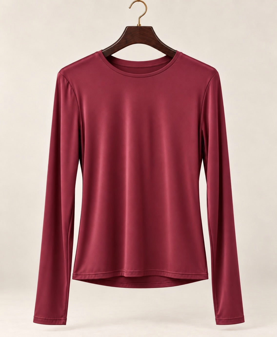 Burgundy Sculpting Long Sleeve Top (available in other colours)