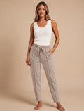Taupe Stone Wash Tailored Carrot Joggers (available in other colours)
