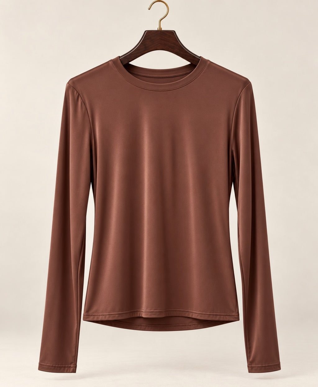 Brown Sculpting Long Sleeve Top (available in other colours)