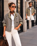 Luxe Reversible Check Jacket