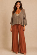 CURVY Burnt Orange Day Pants