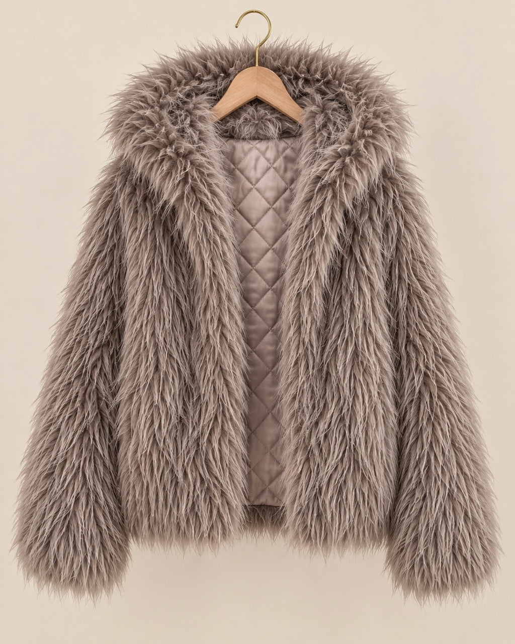 Luxe Hooded Faux Fur Jacket