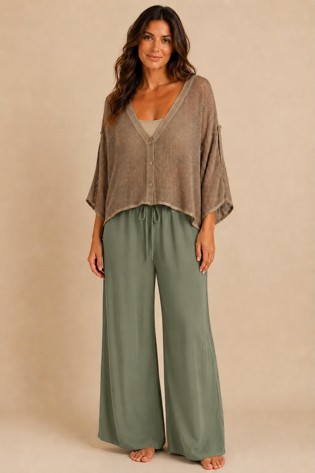 CURVY Khaki Day Pants