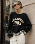 Black Los Angeles Luxe Knit Jumper