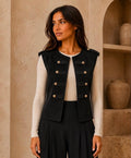 The Military Suedette Gilet