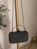 Black Sparkle Clutch Bag