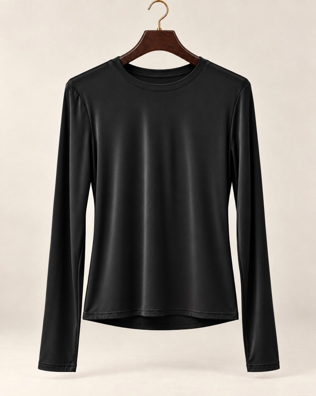 Black Sculpting Long Sleeve Top (available in other colours)