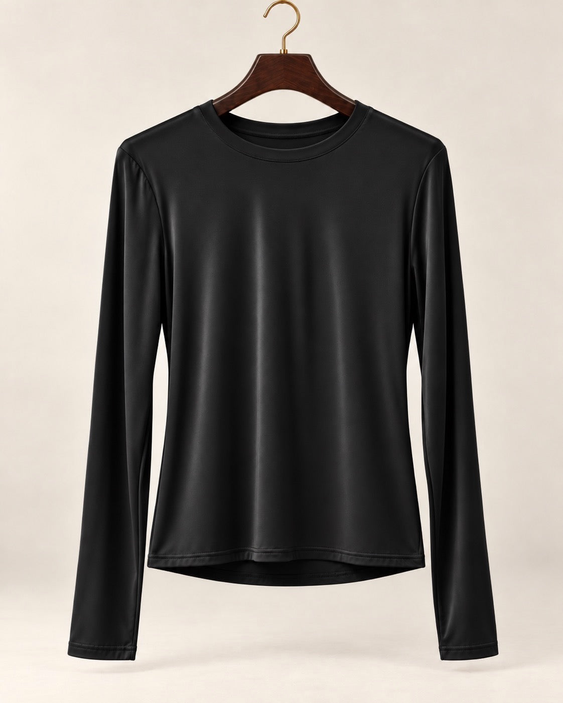 Black Sculpting Long Sleeve Top (available in other colours)