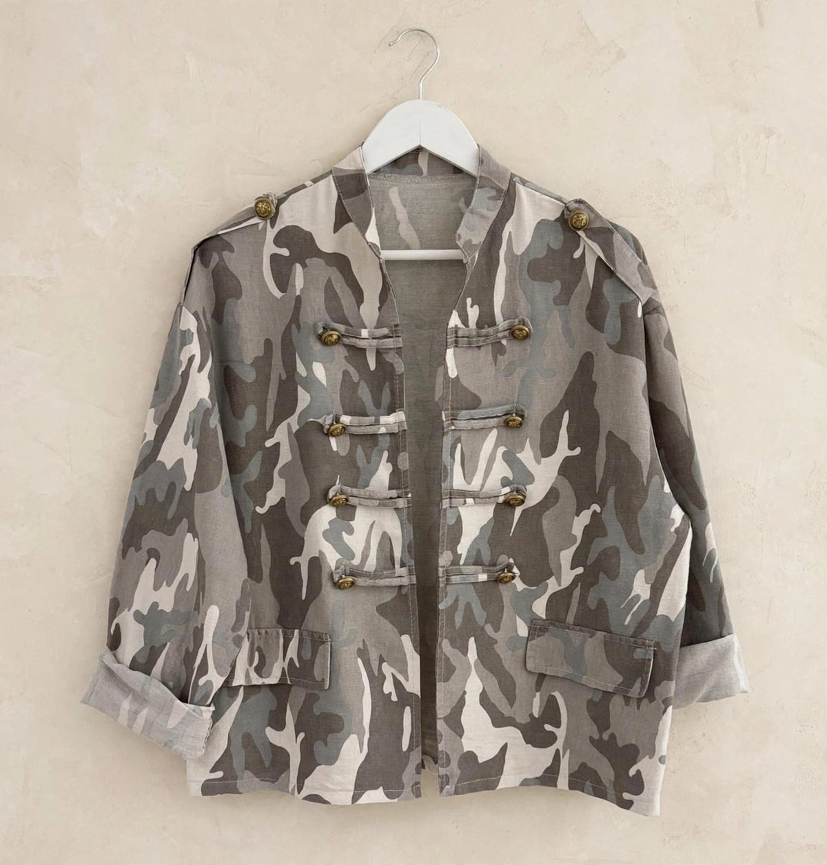 Lightweight Military Camo Jacket