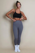 Grey High Waist Body Sculpting Leggings