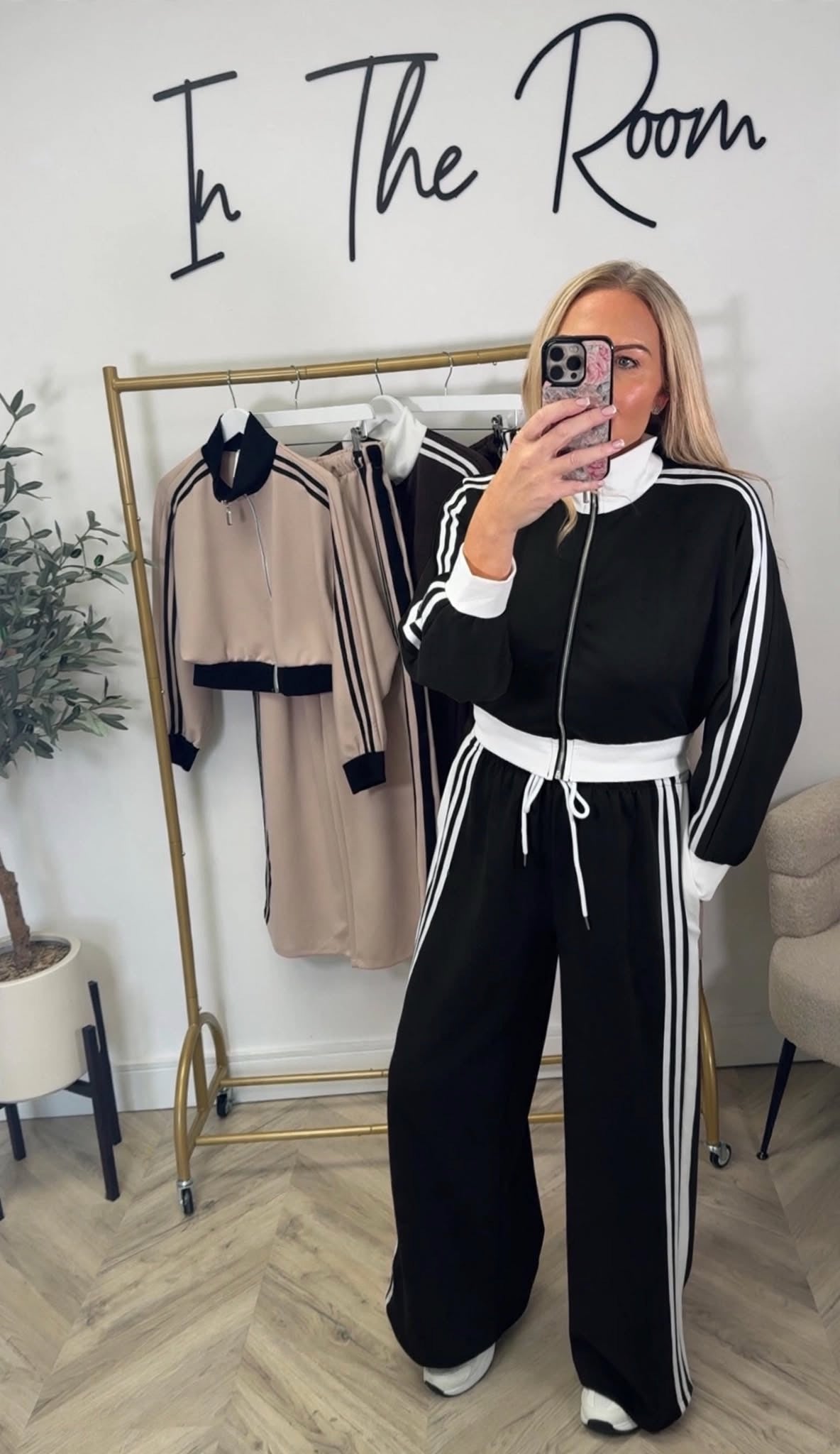 LUXE Black Sports Co-Ord Set