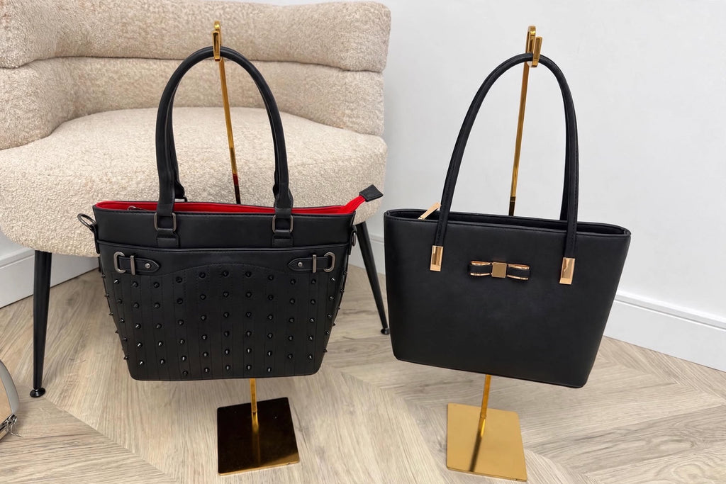 Black Bow Hand Bag