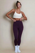 Plum High Waist Body Sculpting Leggings