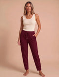 Wine Tailored Carrot Joggers (available in other colours)