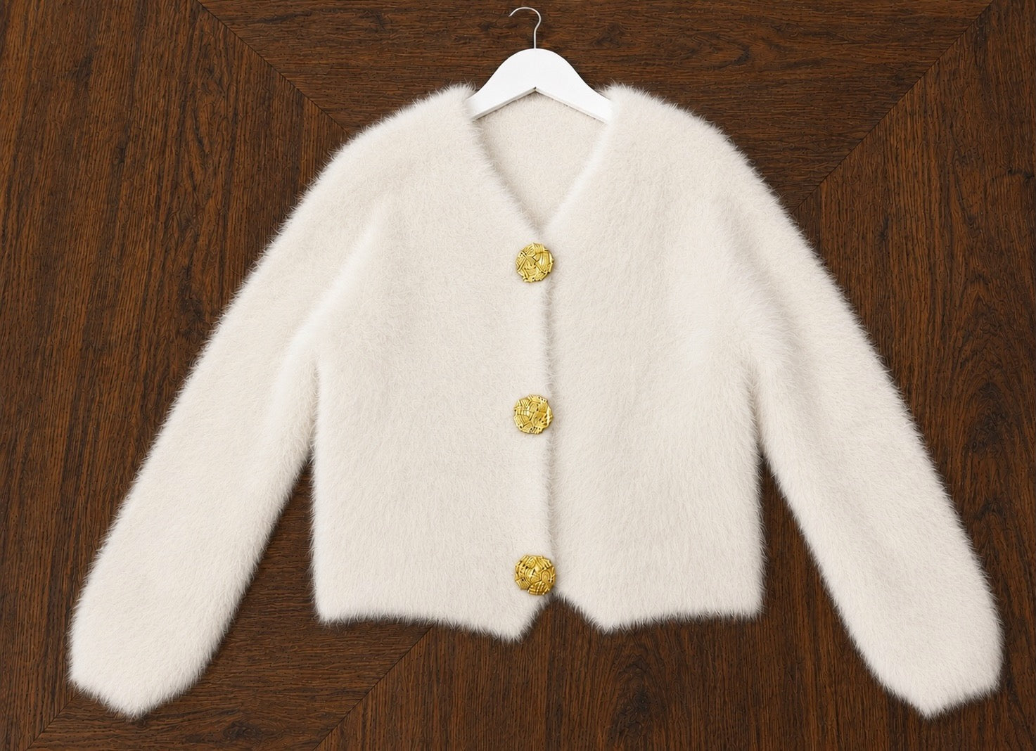 Gold Button Super Soft Cardigan