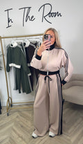 LUXE Taupe Sports Co-Ord Set