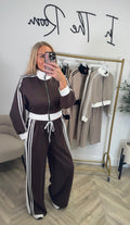 LUXE Chocolate Sports Co-Ord Set